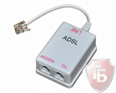 ADSL 2 сплиттер (с проводом)