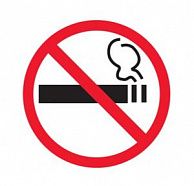Знаки П/Б  Знак о запрете курения (200х200)