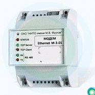 Модем Ethernet M-3.01 RS-485 в корпусе 220В (Модем Ethernet M-3.01)