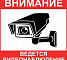 Знаки П/Б  Ведется видеонаблюдение (200х200)