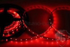 LED лента открытая, IP23, SMD 5050, 60 диодов/метр, 12V, цвет светодиодов красный