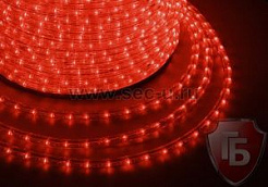 Дюралайт светодиодный, эффект мерцания(2W), красный, 220В, диаметр 13 мм (бухта 100м) NEON-NIGHT