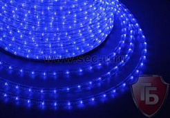 Дюралайт светодиодный, постоянное свечение(2W), синий, 220В, диаметр 13 мм (бухта 100м) NEON-NIGHT