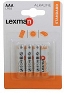 Батарейка алкалиновая Lexman LR03 AAA 4 шт.