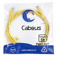 Cabeus PC-UTP-RJ45-Cat.5e-3m-RD-LSZH Патч-корд UTP, категория 5e, 3 м, LSZH