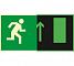 Знаки П/Б  Направление к эвакуационному выходу прямо  (150х300) (фотолюминесцентный) Т2